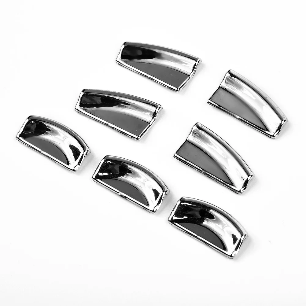 7pcs/set Beautiful Stickers For Mercedes-Benz E W212 C W204 GLK X204For Door Lift Buttons Are Suitable ML GL W166 X166 Car Stick