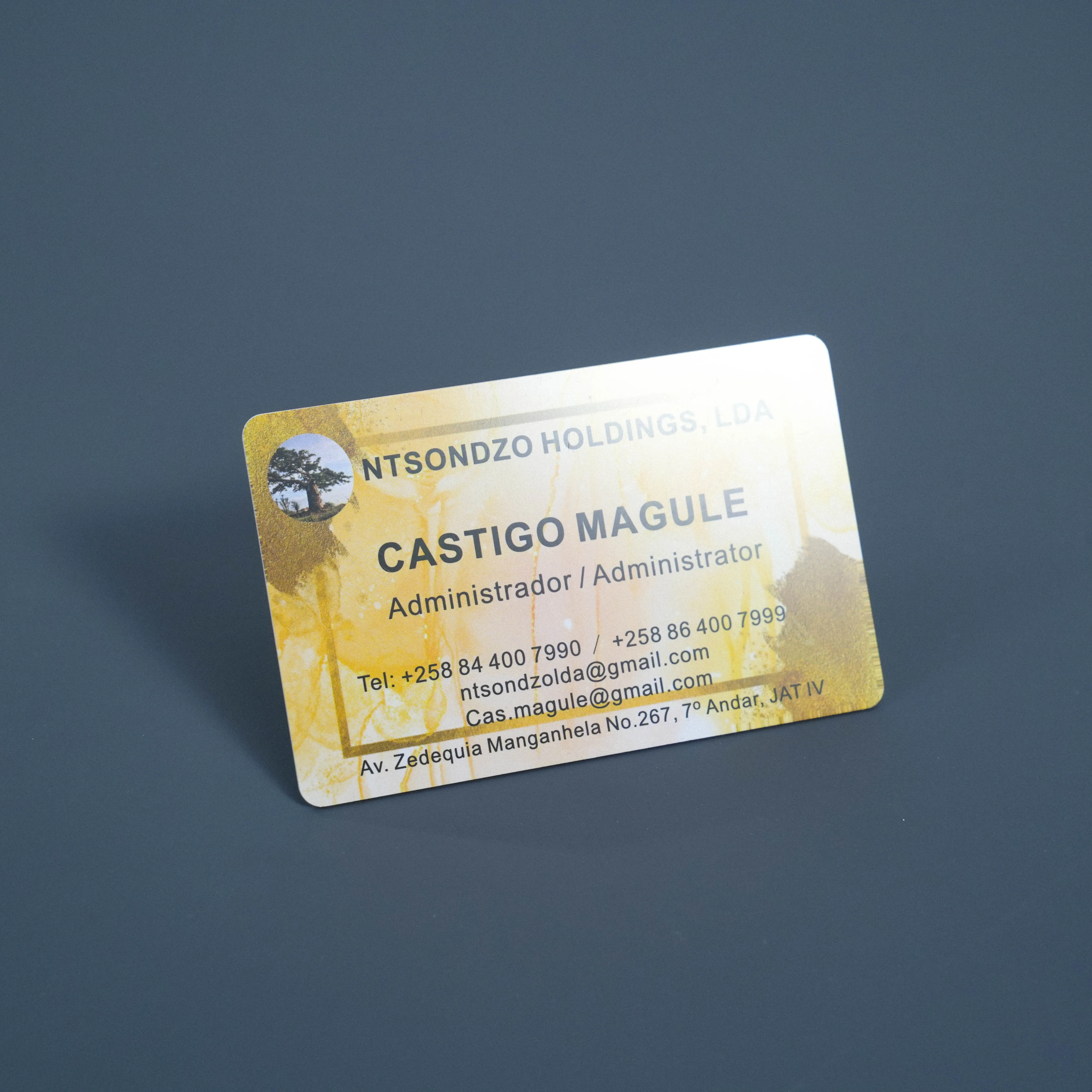 Custom Logo 1mm Thick Waterproof PVC ID Work Card, Professional Full Color Printing Personalized Business Card Customization