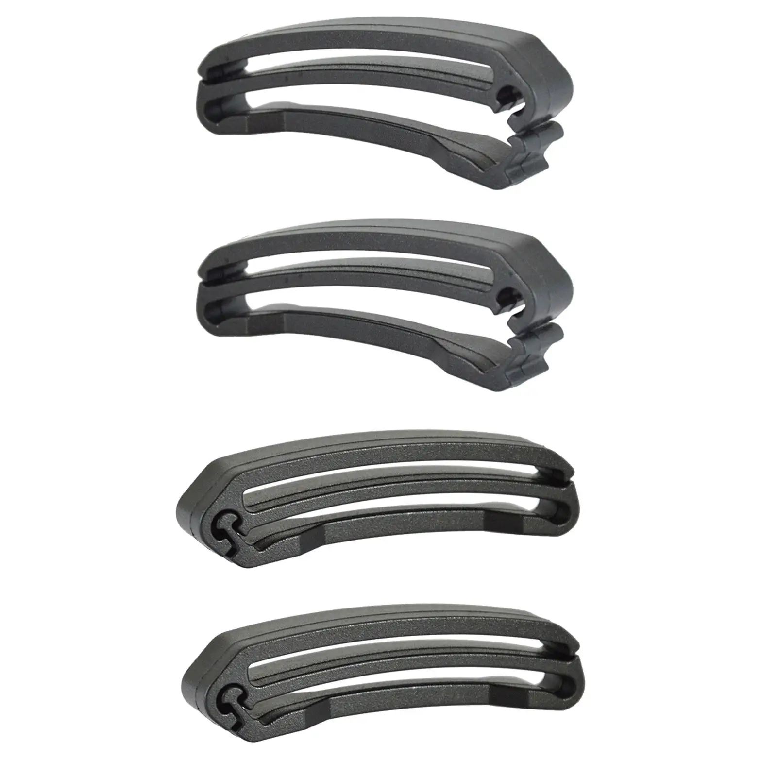 2x Gesper Tali Anyaman, Penjaga Penyesuaian Gesper Anyaman, Klip Ujung Anyaman,