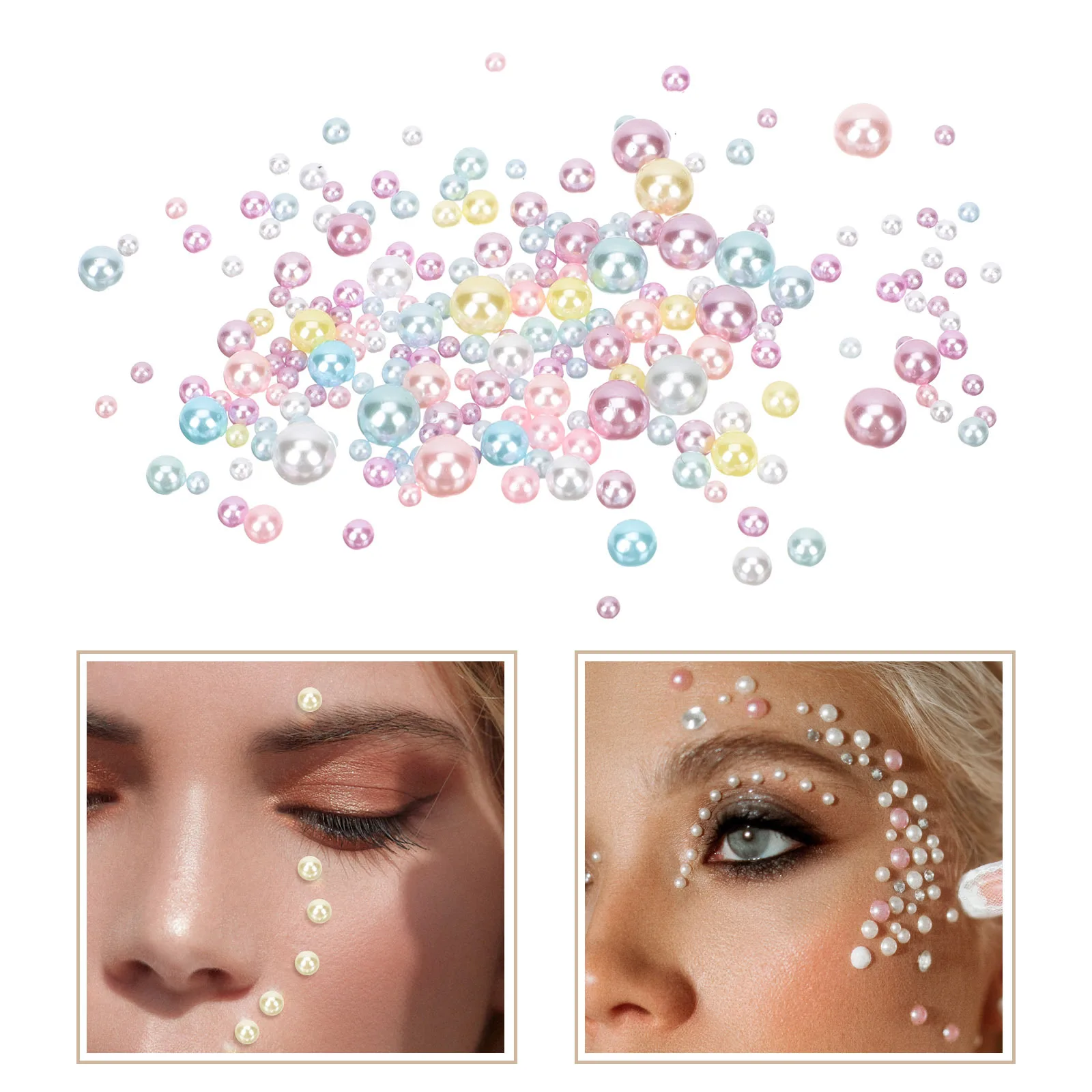 

400Pcs Fake Floating Pearl Vase Ornament Lightweight Compact Stylish Event Decor Floating Pearl Vase Decoration