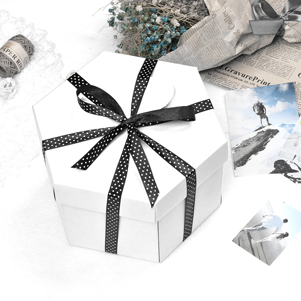 Surprise Hexagonal Exploding Boxes Handmade Album Perfume Birthday Gifts Photo Valentine Present Easy to Use