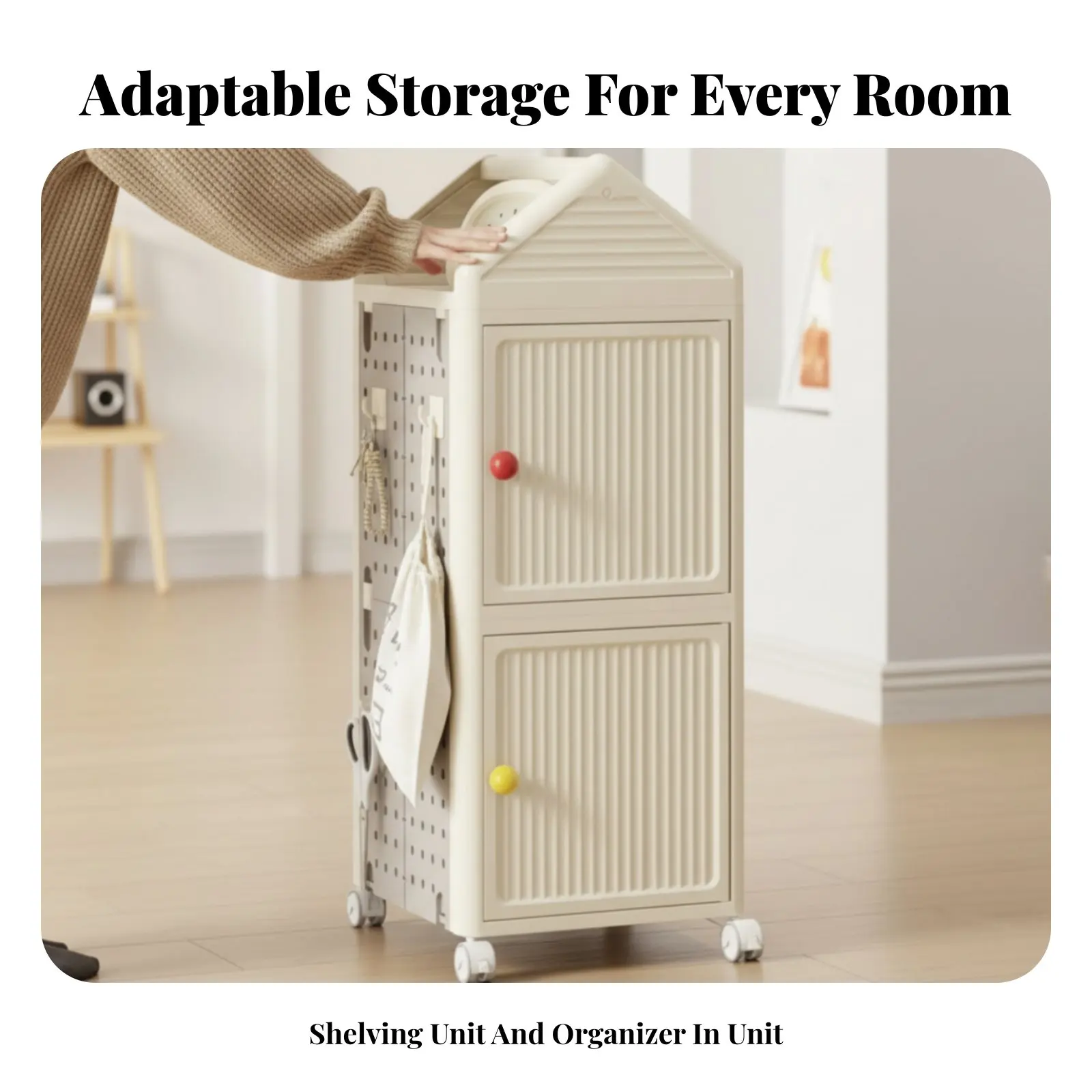 

Многоярусная складная стойка-органайзер на колесиках для контейнеров, экономит место, большая вместимость, для дома, общежития, класса