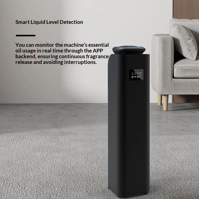 Custom Logo Commercial Hotel 1000ml Waterless Cold Air Aroma Diffuser App Control Floor Standing Essential Oil Scent Machine