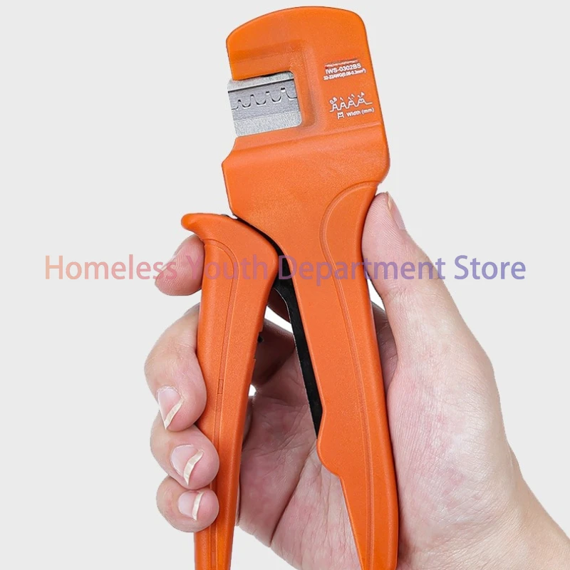 IWS-3220S Wire Crimping Tool for JST, Molex, Dupont Micro Terminals Connectors Crimper, AWG 32-22 Mini Hand Plier image 5