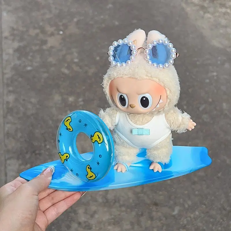 

Cute New Summer Doll Clothes for Labubu V1 V2 V3 17cm Doll Swimsuit Surfing Suit Cute Doll Clothes Decoration Accessories Gifts