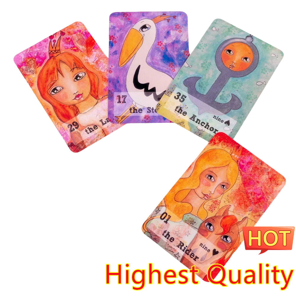 Divine Whimsy Lenormand Tarot Card Sorcerer Decks Board Game Magick Tarot Cards Oracle Cards
