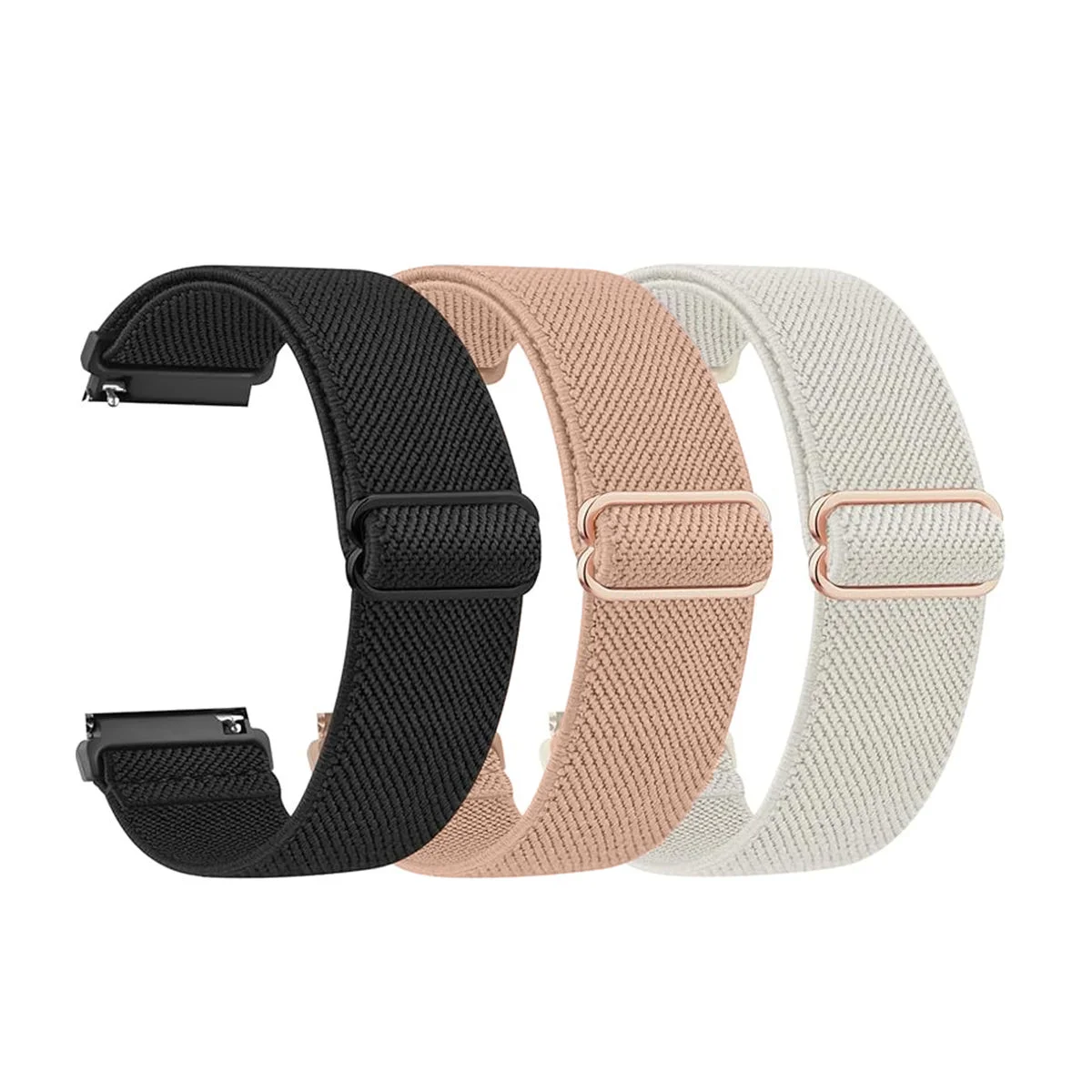18/20/22mm verstelbare elastische nylon band voor Garmin Venu 4/3/2/Sq 2/Forerunner 255/265/245/955/Vivoactive 4/4S sportband