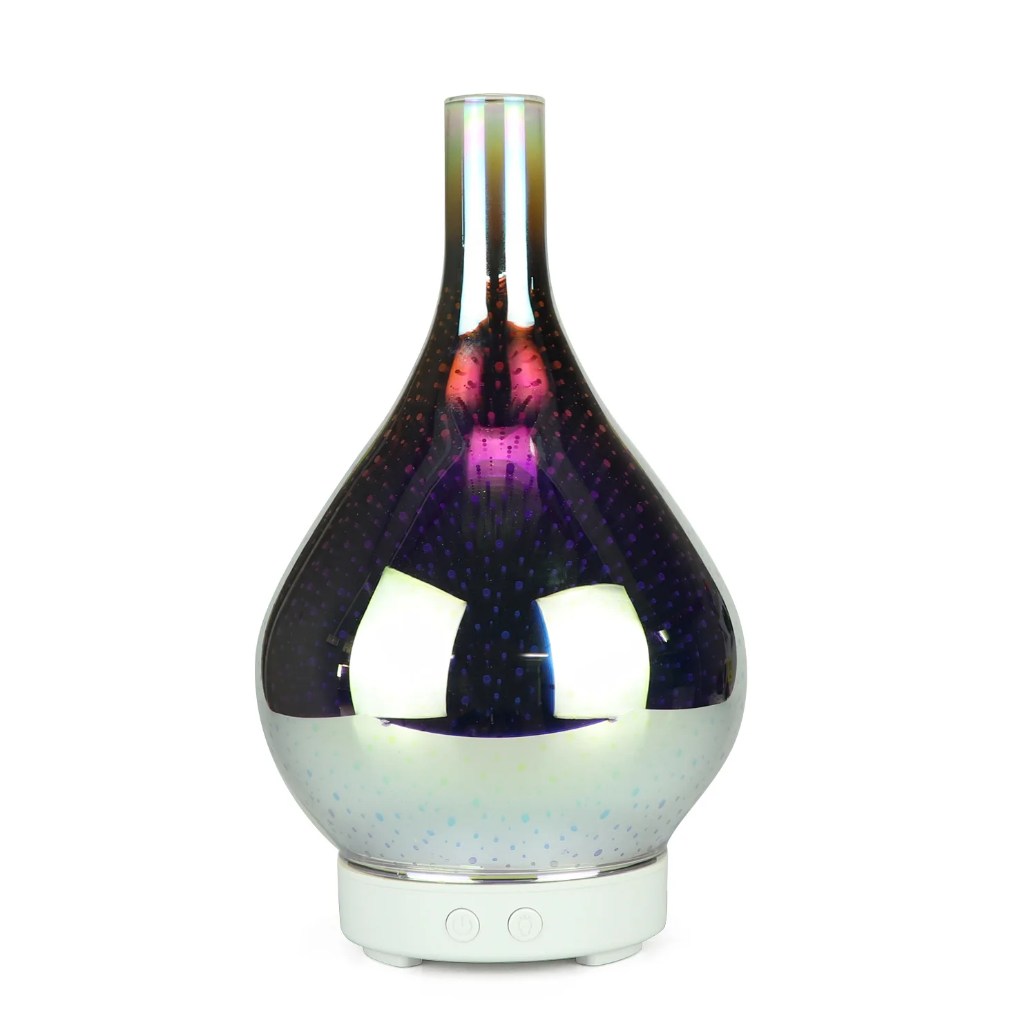 Ultrasonic Aroma Diffuser 120ml, New Air Freshener & Humidifier, Auto-Off for Home Office Spa, 3D Glass, Essential Oil Diffuser image 5