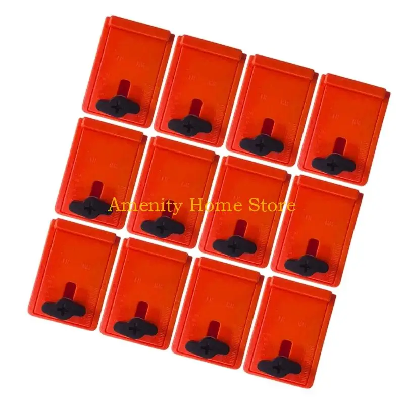 

F26C 12Pcs Nonslip Flooring Spacers With Inch And Metric Measurements Flooring Shims