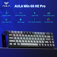 AULA Win60/68 HE PRO Magnetic Switch Mechanical Keyboard 8K RGB Backlight Hot-swappable Gaming Wired Keyboard for PC Peripherals