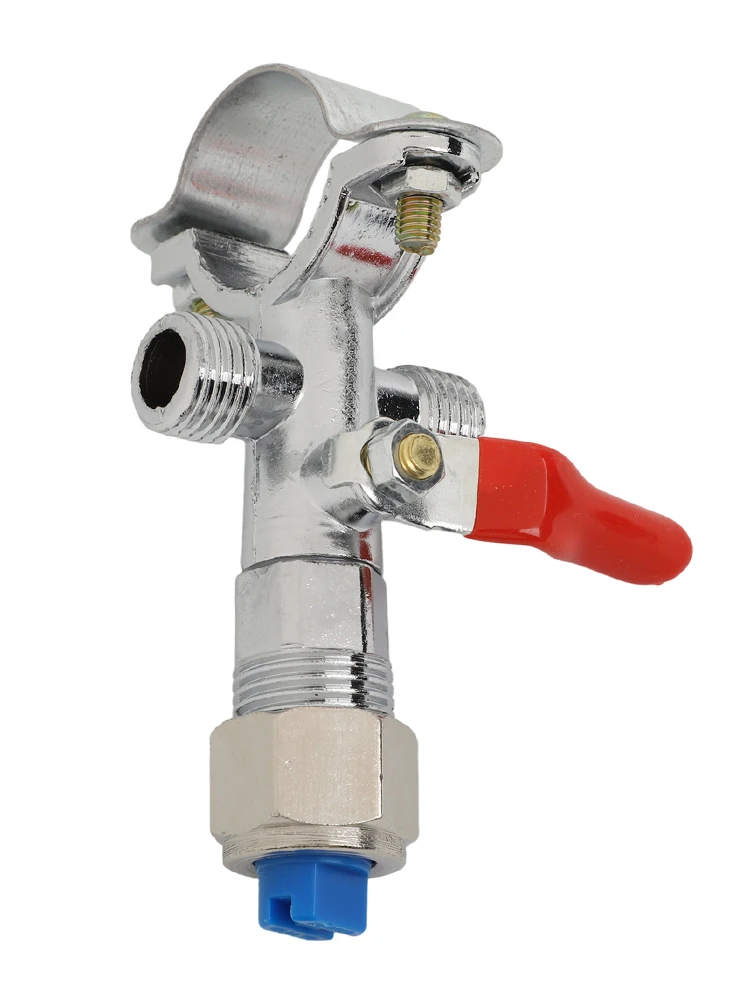 High-Pressure Garden Sprayer Nozzle Zinc-Alloy Agricultural Fan Shape Tube Binder Tractors Spray Head Irrigation Watering System