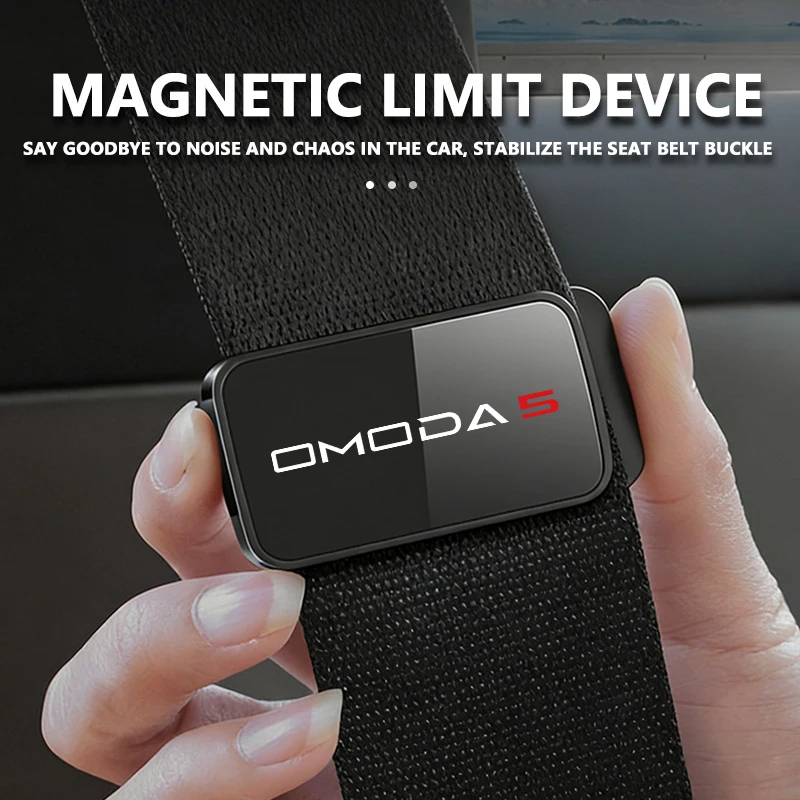 Magnetic Car Interior Seat Belt Holder Stabilizer Accessories For Chery Omoda 5 GT C5 GT S5 E5 O5 GT A9 9 EV PHEV 2025