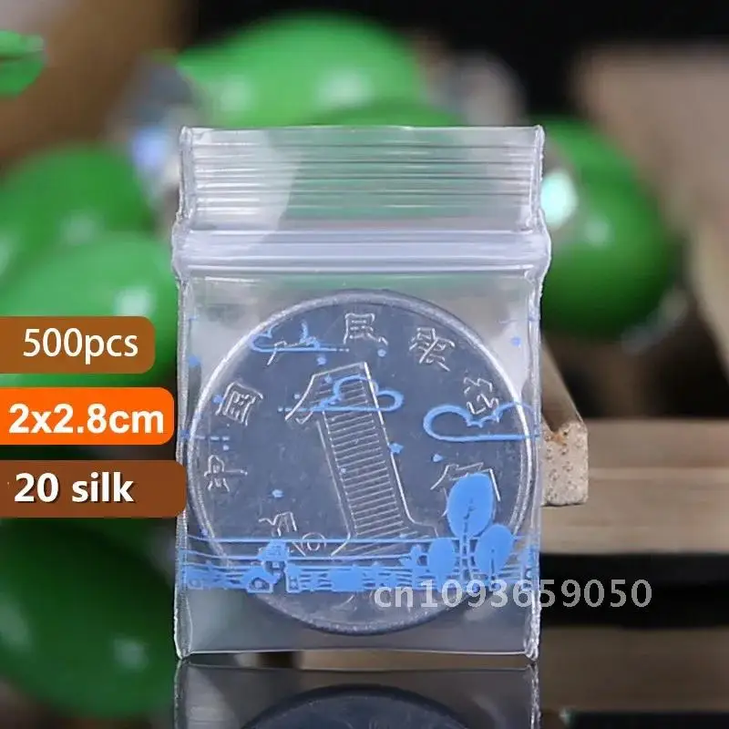 

500PCS Mini Clear PE Zip Lock Bags Small Items Storage Bag Plastic Plastic Bags Ring Pendant Pouch Pills Earring Packaging Trial