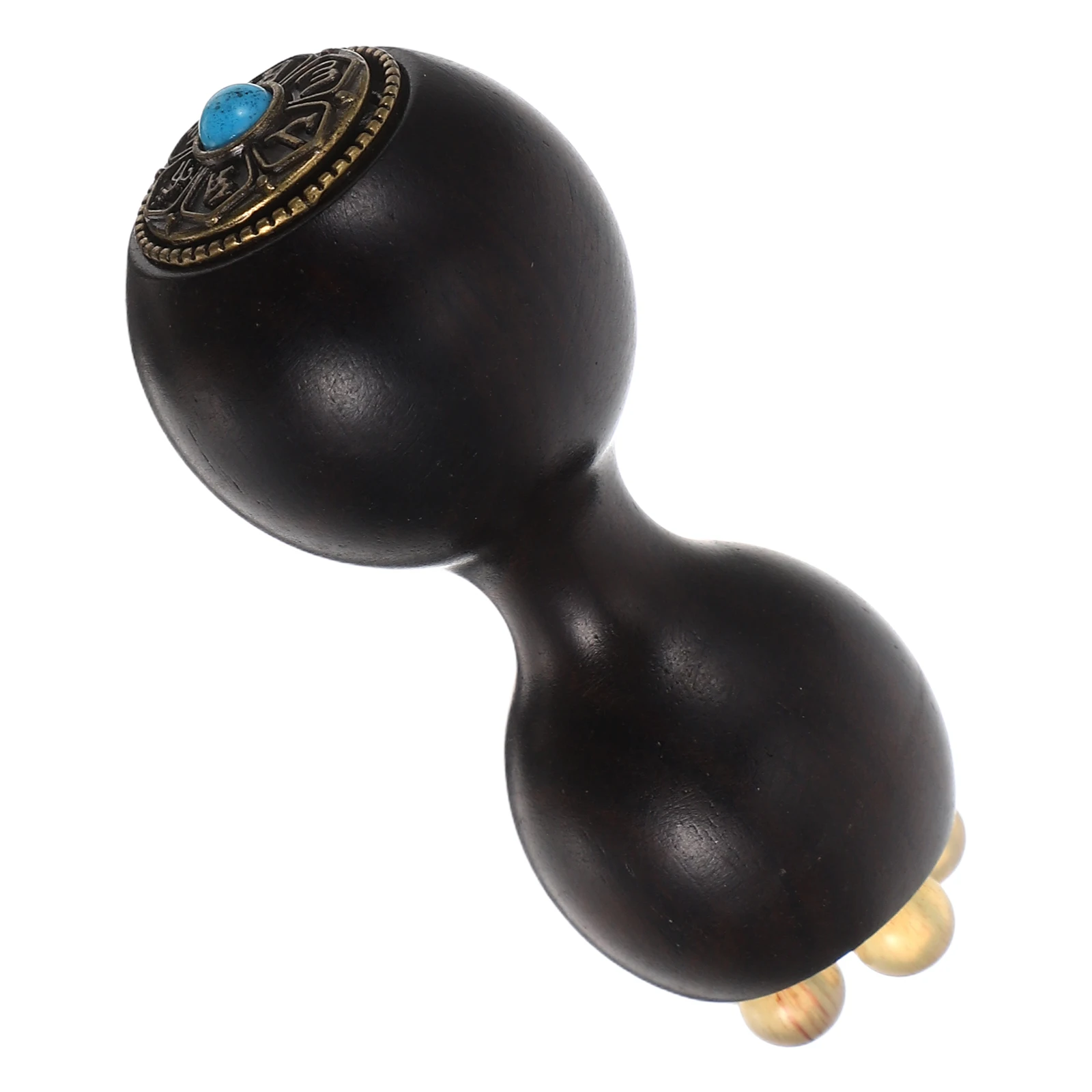 Manual Eye Massage Stick Sandalwood Wood Acupressure Tool for Under Eye Puffiness Dark Circle Relief Portable Face Neck Beauty