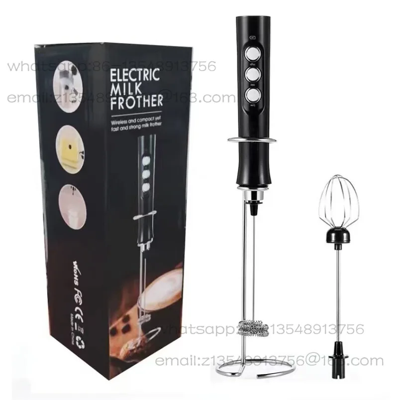 Electric egg beater, milk coffee milk tea stirring stick, baking cream frother in stock.