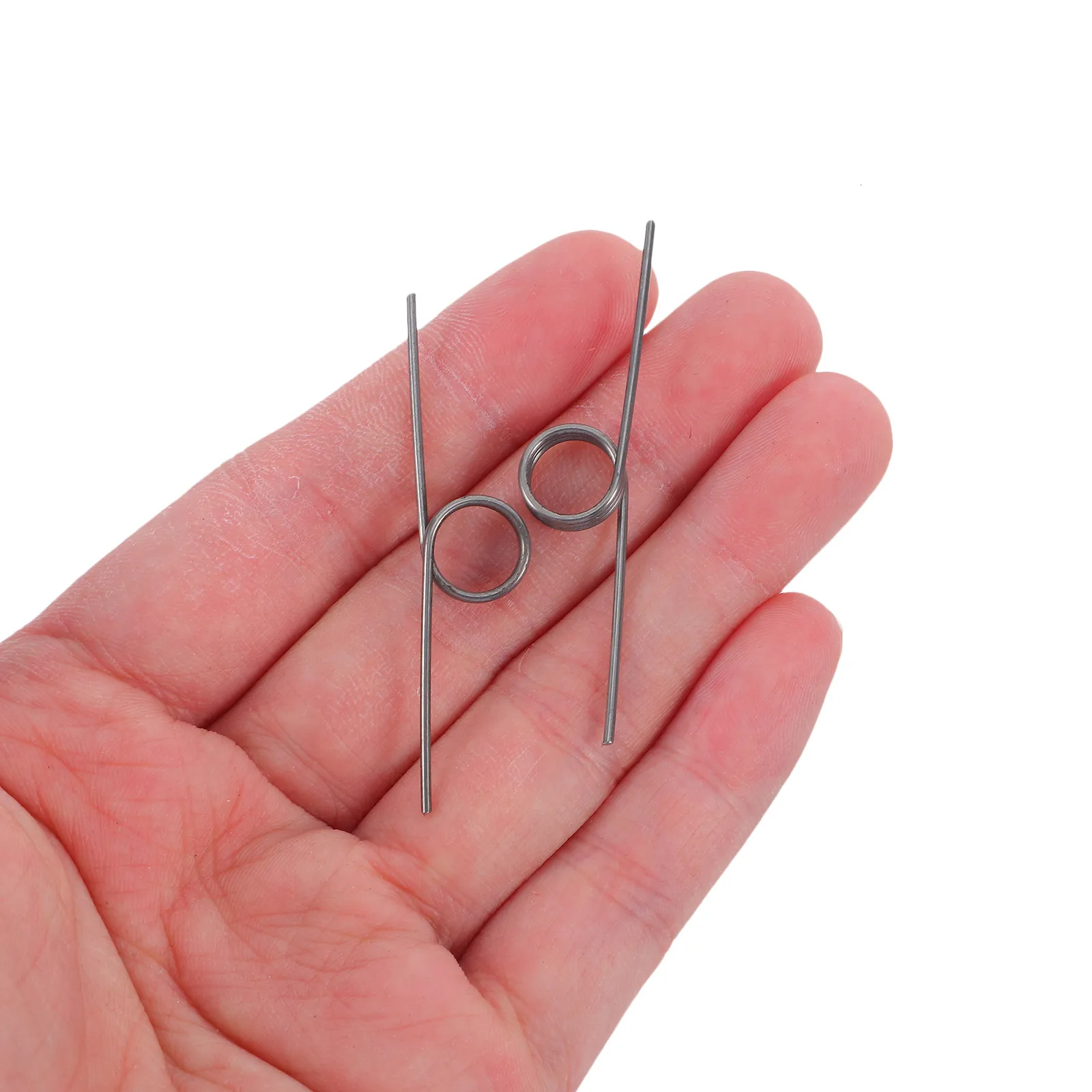 10Pcs Trash Bucket Lid Torsional Spring Replacement Flexible Metal Spring for Flip Top Can Easy Installation No Tools Needed