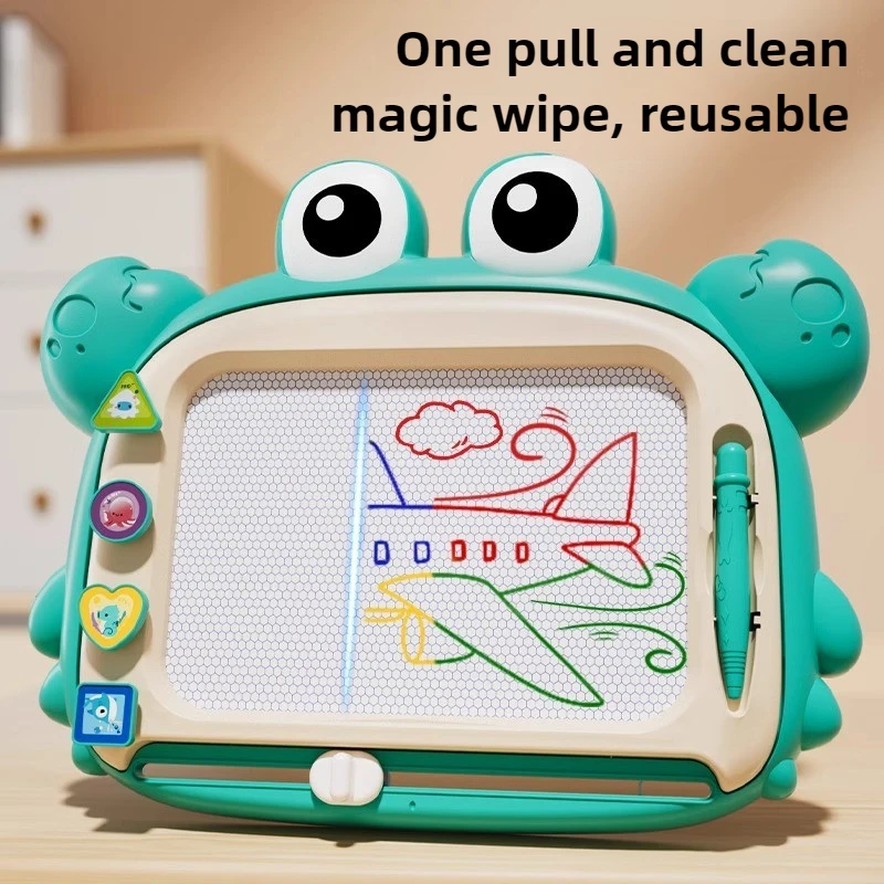 Children Drawing Board Baby Cartoon Magnetic Graffiti Writing Board Kids Montessori Early Education Educational Toy for Toddlers