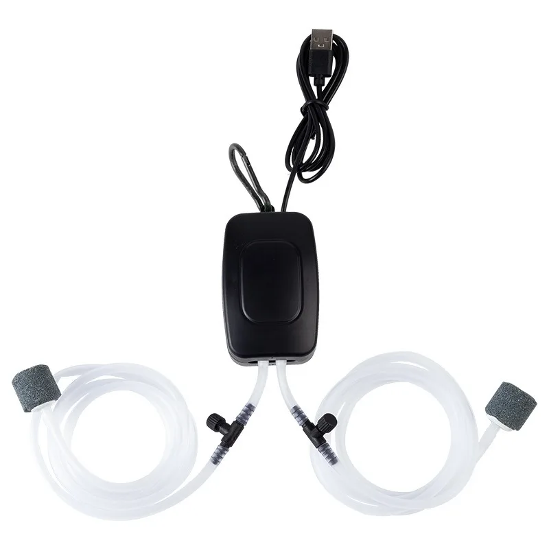 Mini USB Oxygen Pump Portable Quiet Aquarium Aerator Pump Outdoor Fishing Fish Tank Oxygen Supplement Pump