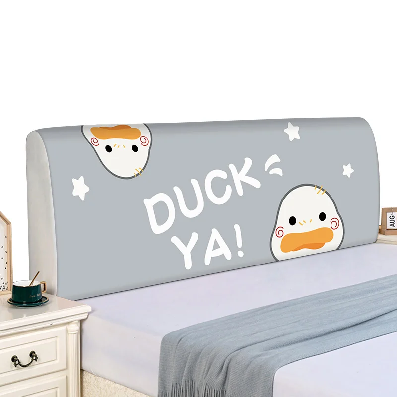 Breathable Fabric All-inclusive Bedhead Cover Nordic Simple Dust-proof Soft Headboard Generous Universal Back Cover