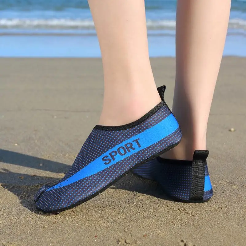 ใหม่ขนาดใหญ่ Unisex รองเท้าโยคะในร่ม GYM Footwaer แห้งเร็วรองเท้าชายหาดคู่แบบพกพารองเท้าว่ายน้ํารองเท้าดําน้ํารองเท้า