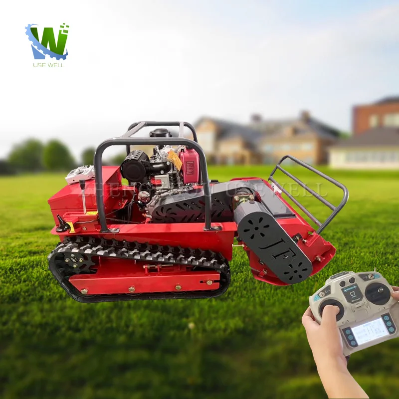 Garden Use Grass Cutter Powerful  Grass Trimmer Remote Control Lawn Mower for Sale Width 55/80/90/100/120cm