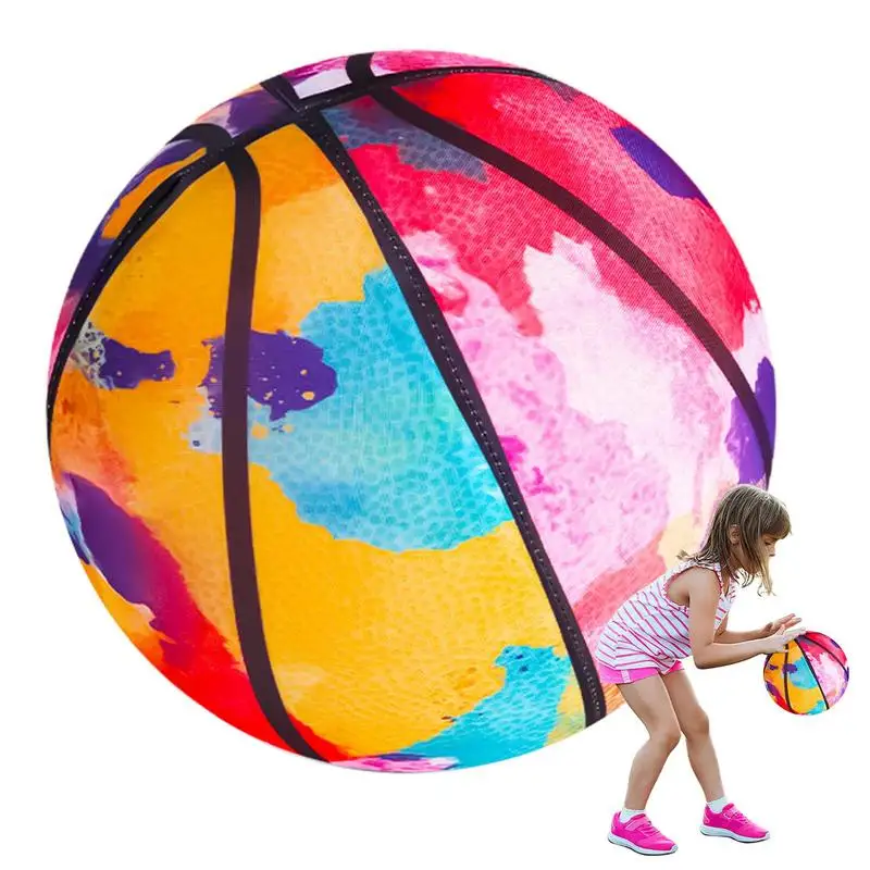 Foam Basketball Basketball Ball Training Ball PU Silent Ball Basketball Ball Foam Ball Lightweight High-Density Leather Mute