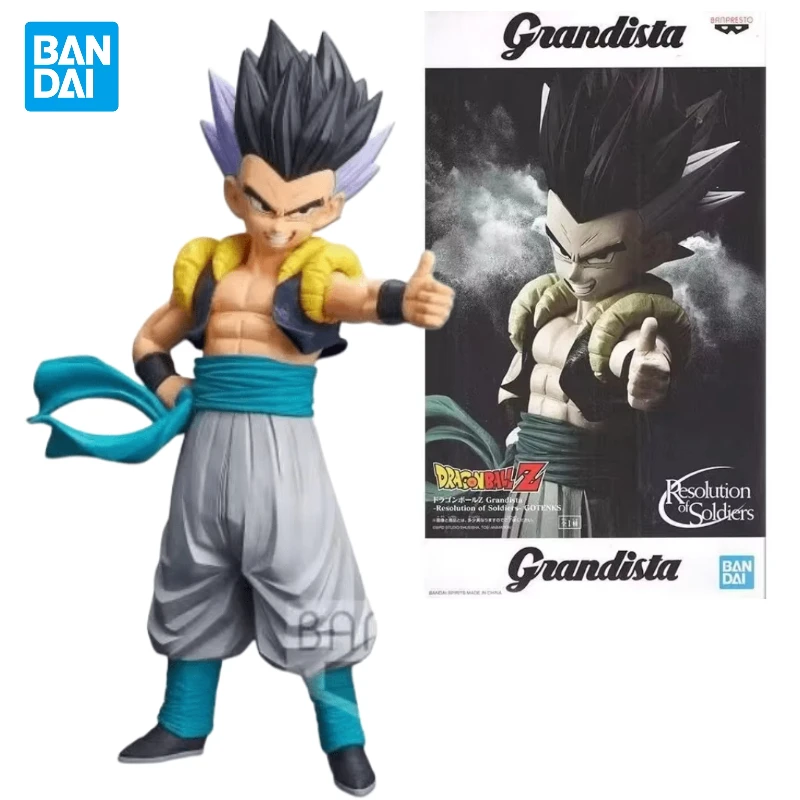 In Stock Genuine  Bandai Original Banpresto Anime Dragon Ball Z Gotenks 19cm Anime Figure Model Toys Collection Ornaments Gifts