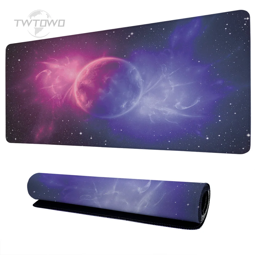 

Коврик для мыши Gamer Space Starry Sky XL Компьютерный большой коврик для мыши на заказ XXL Коврики для мыши Ковер Мягкий коврик для мыши из натурального каучука