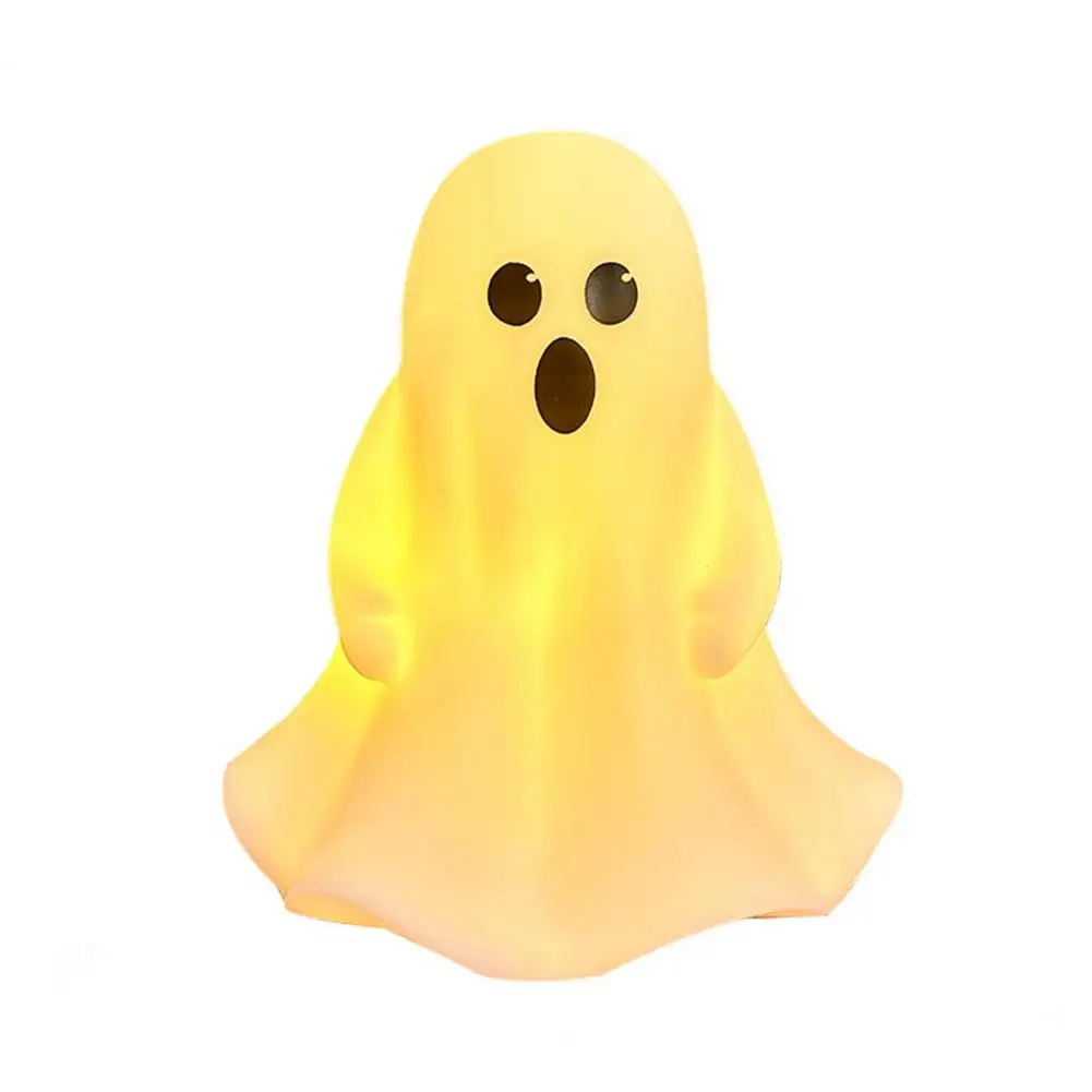 Gruselige Wohnkultur Halloween Herzstück gruselige Geister Statue führte Nacht lampe für Halloween Dekor weiches Glühen flimmer frei