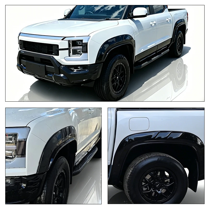 For BYD Shark 6 Fender Flares Widebody Kits ABS Scratch-resistant Wheel Arches Fender Flares Exterior Protector Car Accessories view 4