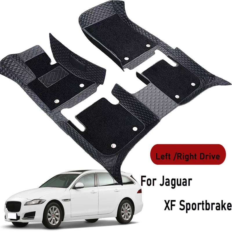 Car floor mats for Jaguar XF Sportbrake 2018-2019 2020 Customauto foot Pads automobile carpet cover interior accessories