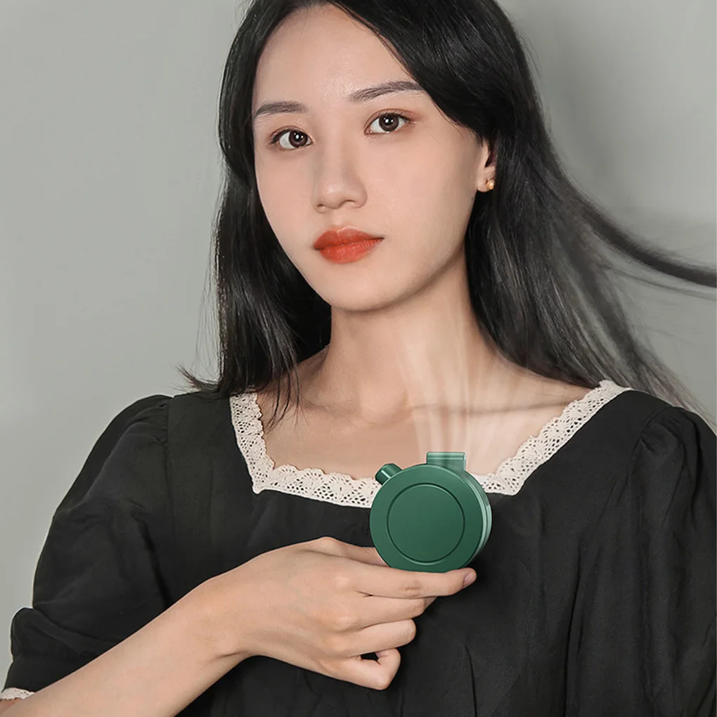 

Мини-зажим с воротником-вентилятором, портативный перезаряжаемый регулируемый охлаждающий беспроводной охладитель для путешествий, офиса, жаркой погоды, учебы, работы