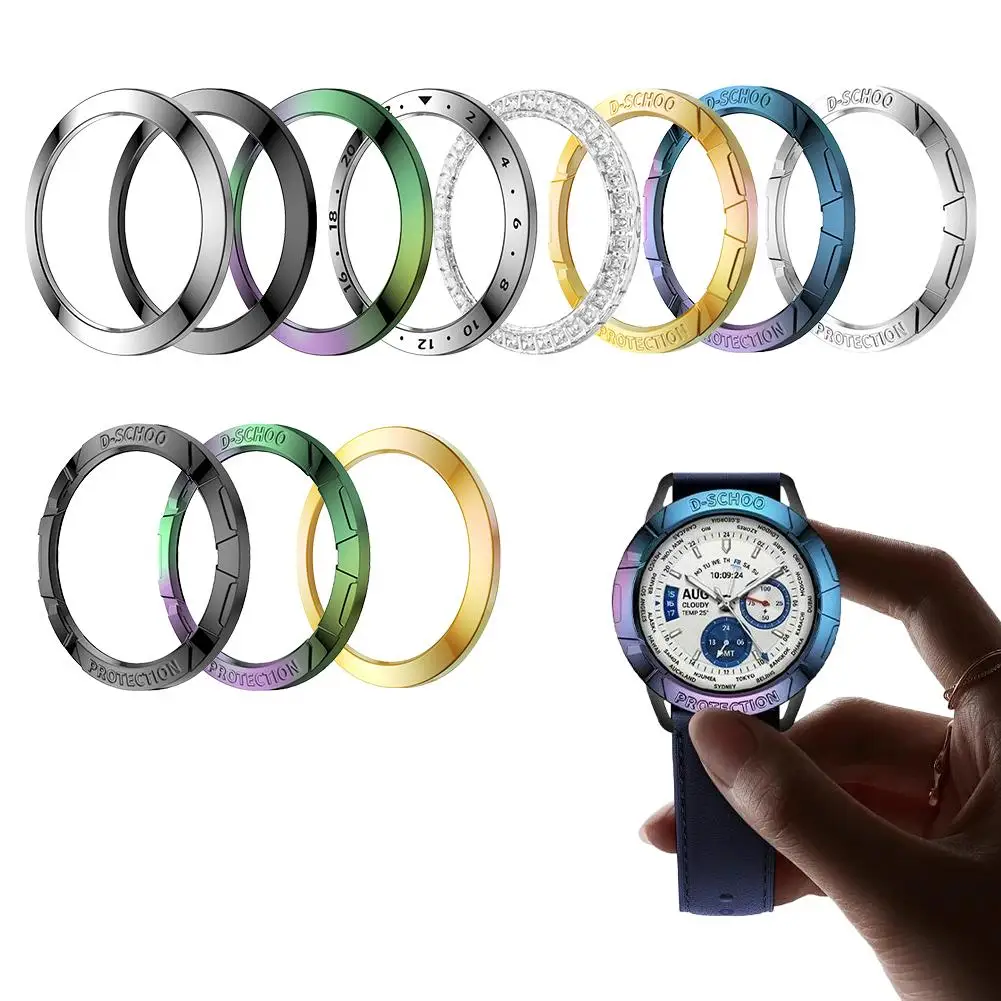 Kit di sostituzione della lunetta per xiaomi WATCH S4 Orologio con cinturino Accessori per la cassa dell'orologio con inserto della lunetta di alta qualità