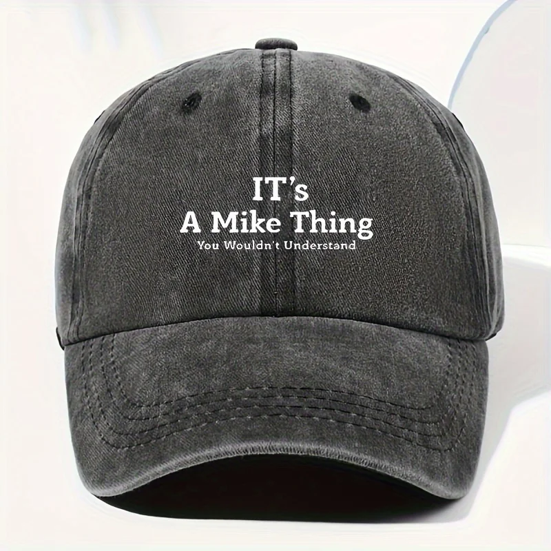 

This Is Mike'S Matter, You Won'T Get It) Fashion Printed Baseball Cap, Vintage Dad Hat, Outdoor Casual Shade.Baseball Caps