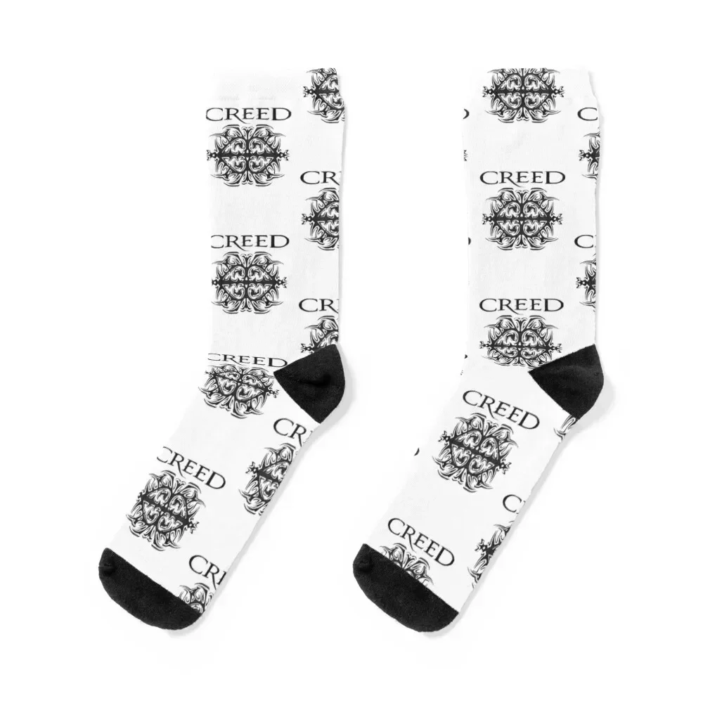 

creed band logo 1 classic97 favorite Socks football snow funny gifts anti-slip Socks Ladies Men's