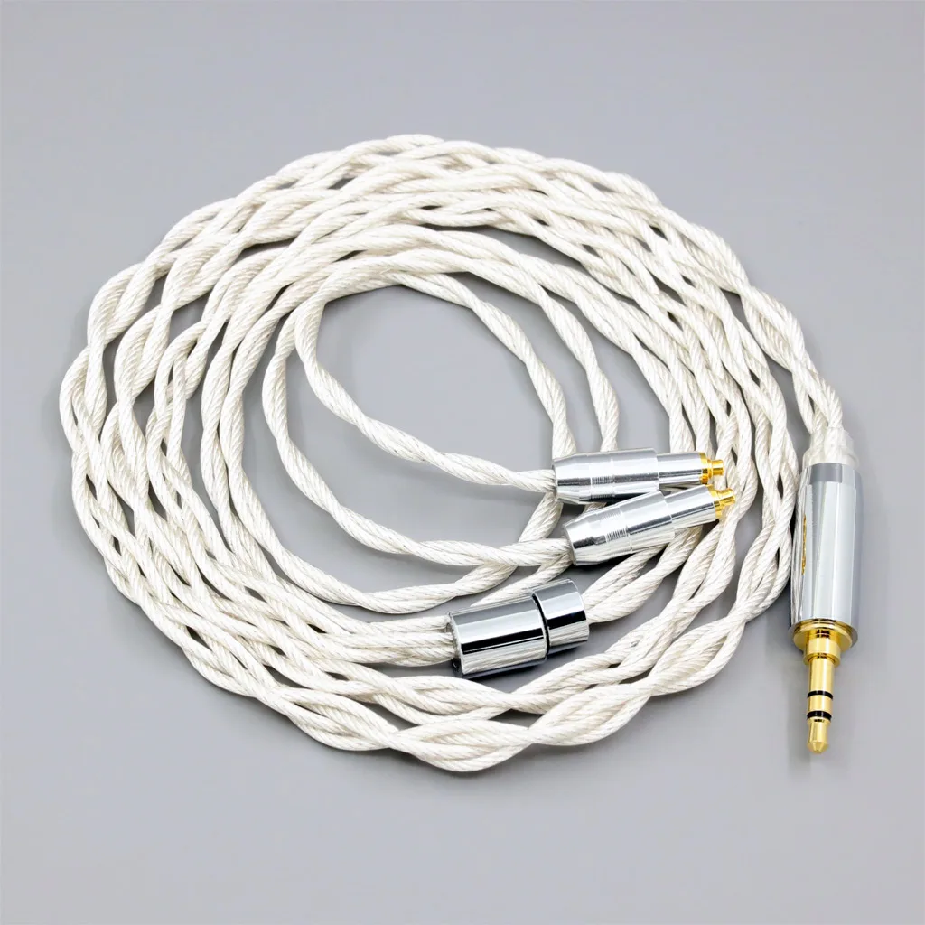 

Type 2 Earphone Cable For Shure SRH1540 SRH1840 SRH1440 4 core Graphene 7N OCC Silver Plated 8136