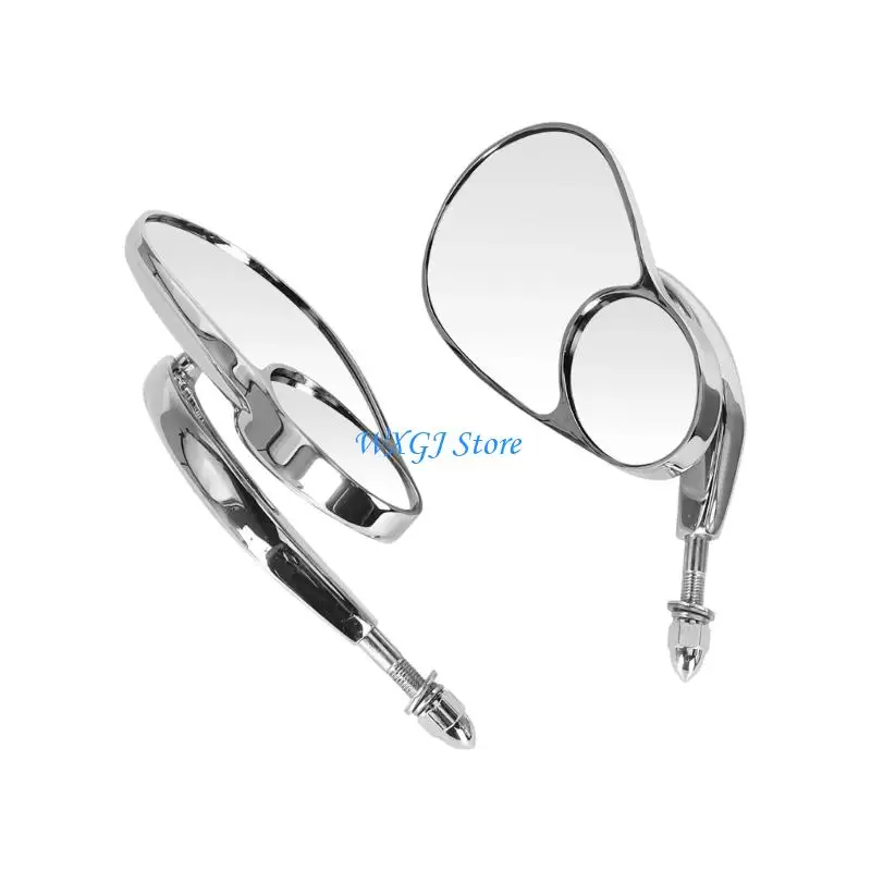 37JE Motorcycle Rear View Mirror Vibration Reduction Quick Install Handlebar Mirror