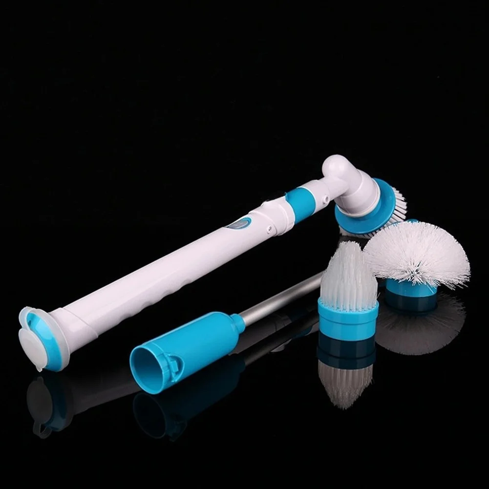 Cordless Electric Spin Cleaning Brush 360 Rotation Waterproof with 3 Replaceable Brush Heads for Bathroom Kitchen Floor