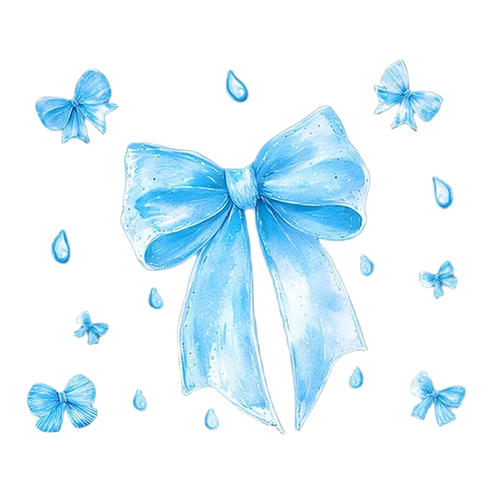 Butterfly Bow Glow Sticker PVC Based for Nighttime Decor Enhancement in For Bathroom Bedroom and Living Room Areas