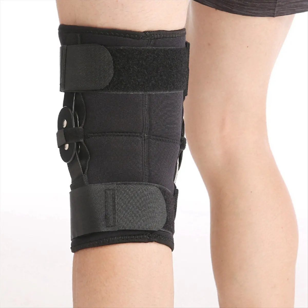 أفضل الرياضة نيباد دعامة الركبة ضمادة مرنة الركبة ضغط الأكمام الغضروف المفصلي المسيل للدموع الرضفة جل منصات الركبة دعم م #3