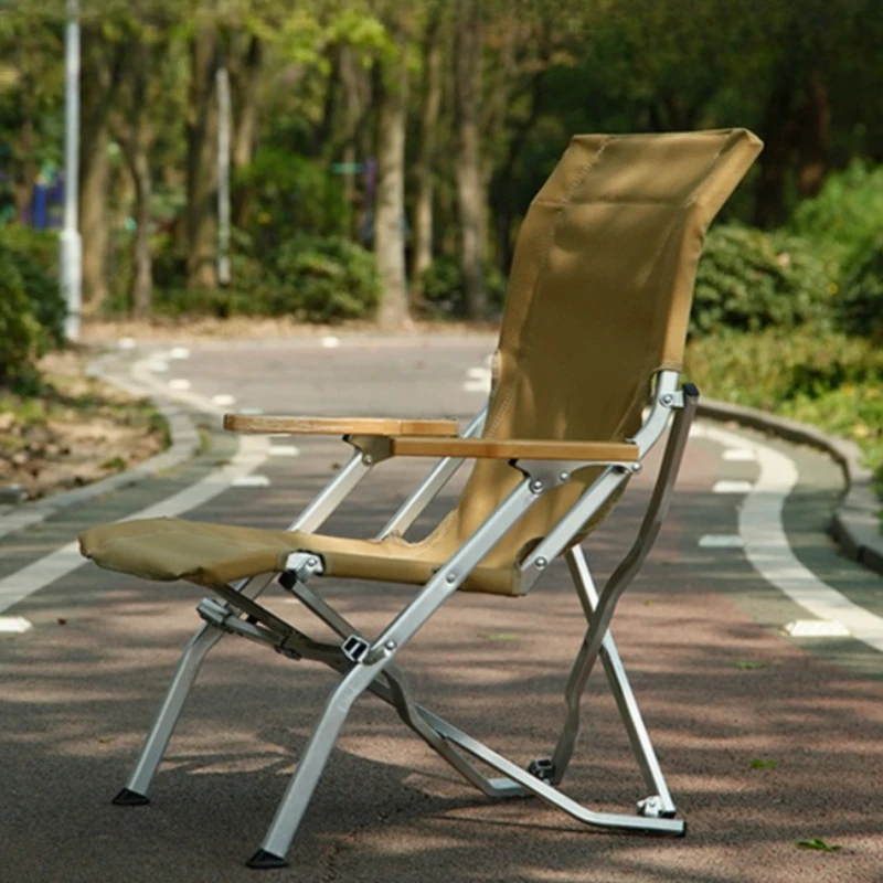 Picnic Camping Chair lounge comfortable Relax fishing recliner chair foldable portable silla playa plegables outdoor furniture