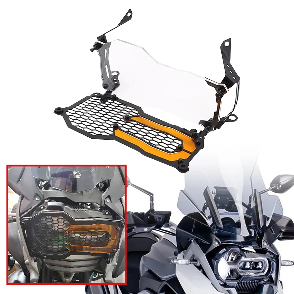 

Motorcycle Headlight Headlamp Guard Protective Grill Cover Fit For BMW R1200GS LC ADV R1250GS R 1200 GS Adventure 2013-2020 2019