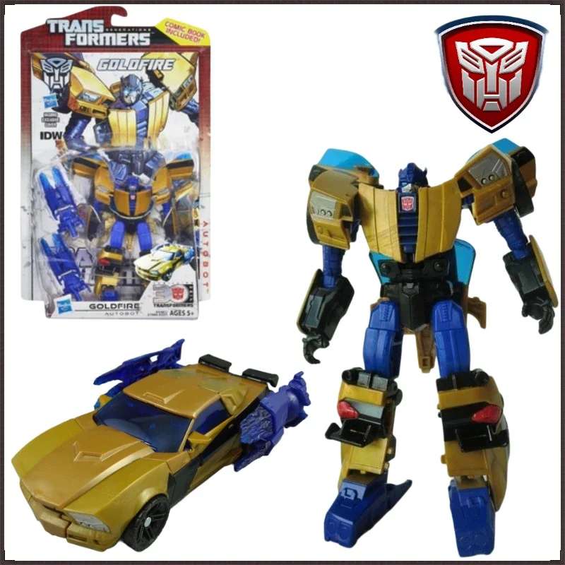 Original Hasbro Transformers G Series 30th Anniversary D Class Goldbug Action Figure Anime Movable Robot Model Collectible Gifts