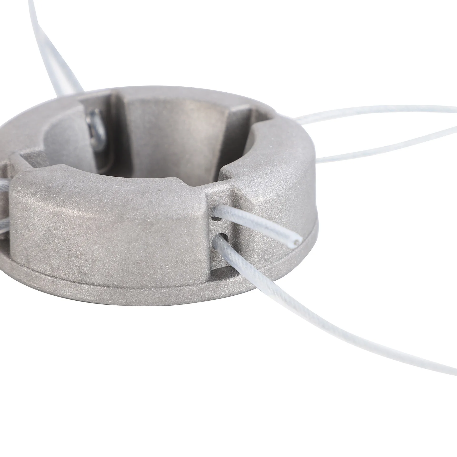 【Hot】Aluminum Trimmer Head 5/8 inch/15mm Through Hole Fit String Trimmer Replacement Head Wire Rope