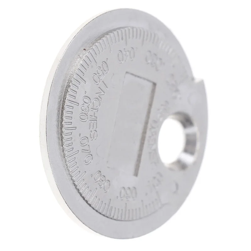 Feeler Tool Spark Gap Gauge Mobile Maintenance Dual Measuring System 0.02-0.1 Inch Range Compact Portable For Engine Maintenance
