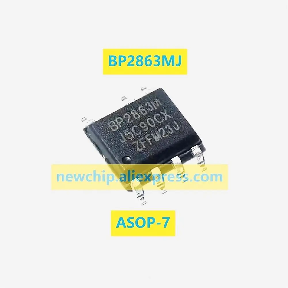 100pcs~10pcs BP2863 BP2863M BP2863MJ ASOP-7 85Vac~265Vac AC/DC 0.45W Non-Isolated Low PF LED Constant Current Power Supply IC