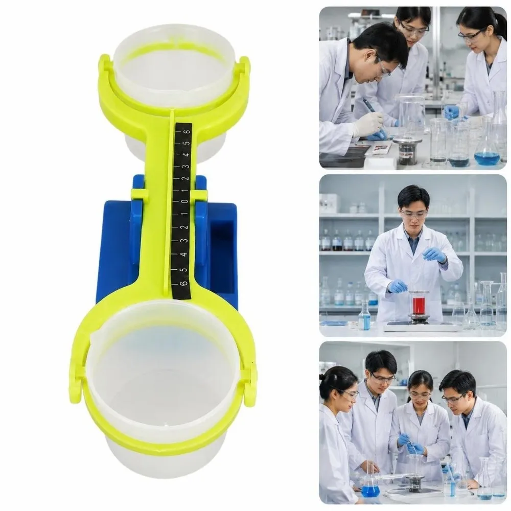 Polymer Simple Balance Scale Multi Color Appearance Compact Size Balance Tool Balanced Fulcrum Two Pan Structure
