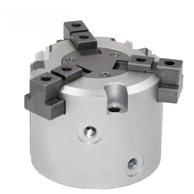 MHS3 Series Slide Guide Round Body Three Fingers Pneumatic Air Gripper SMC Series