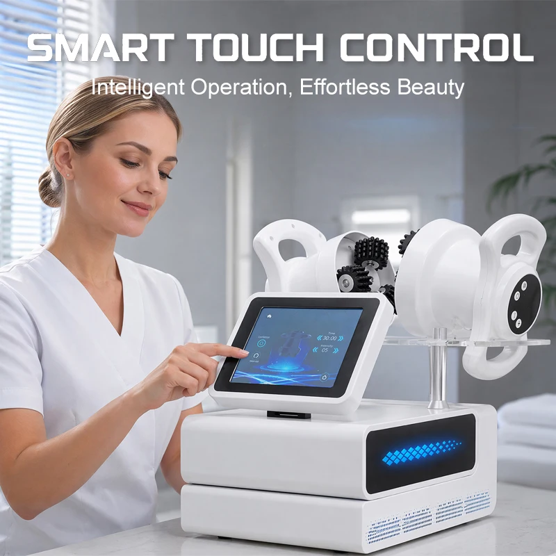Body Sculpting Massager Smart Touch Screen Magnetic Interchangeable Massage Heads Adjustable Intensity Full Body Muscle Relax