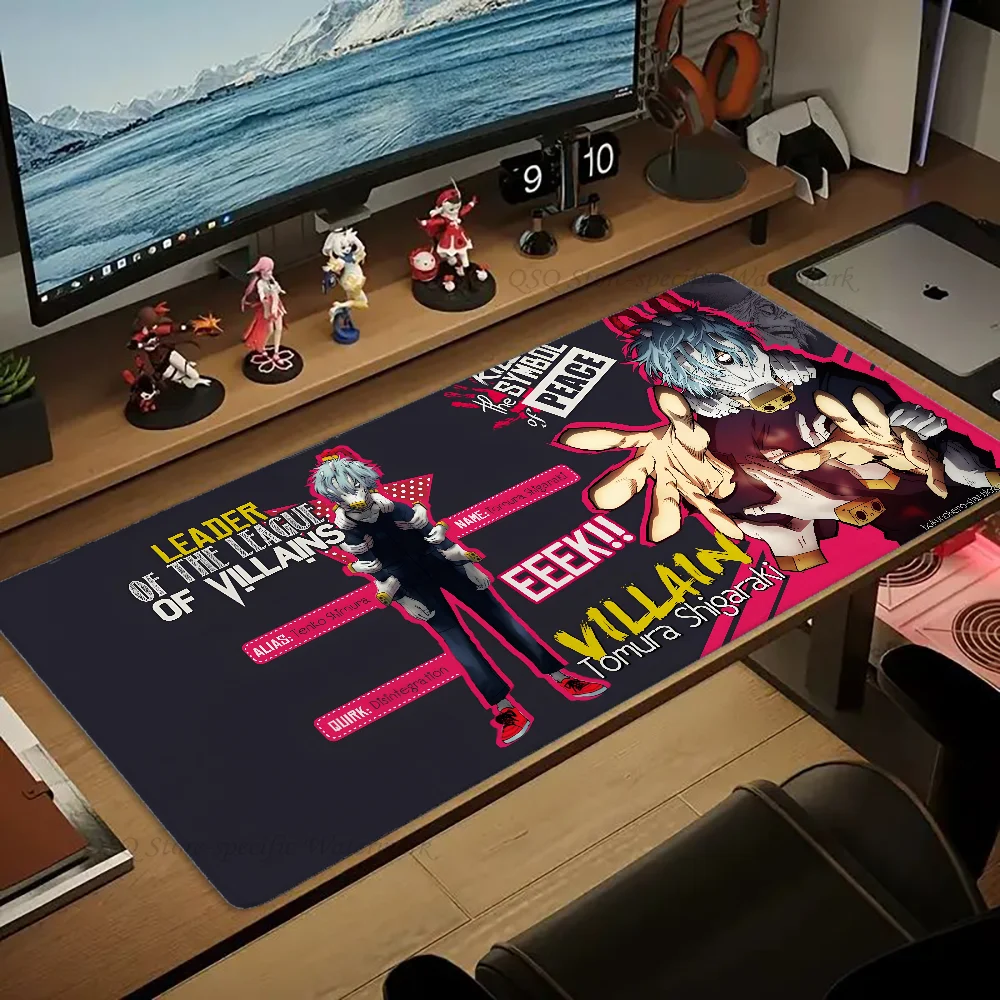 Anime M-My Hero Academia Shigaraki Mousepad Large Gaming Mouse Pad LockEdge Thickened Computer Keyboard Table Desk Mat